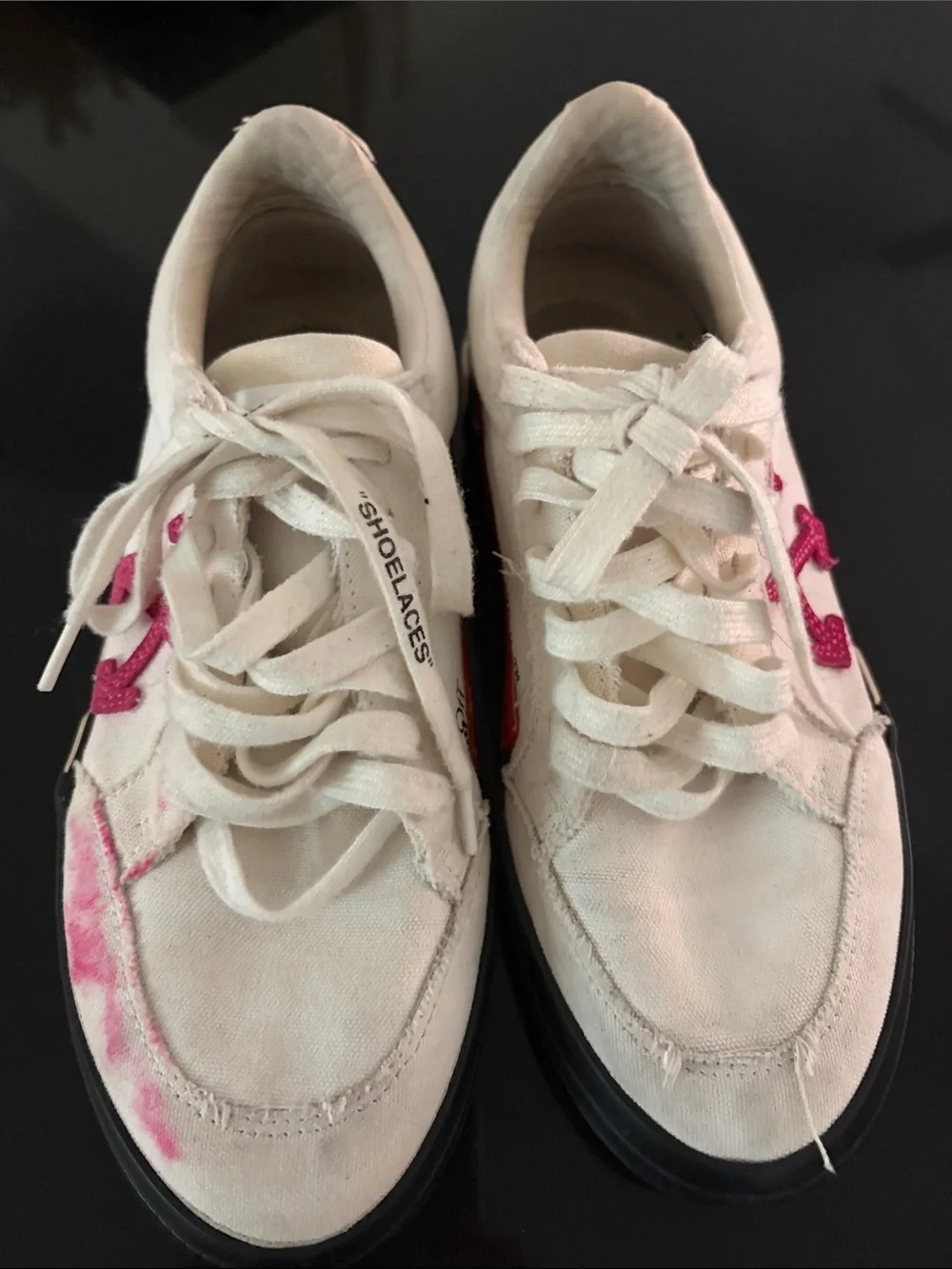 Off-White Low Vulcanized canvas sneakers